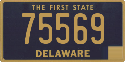 DE license plate 75569