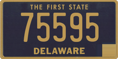 DE license plate 75595