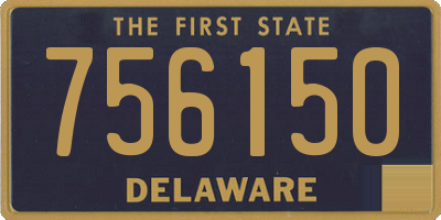 DE license plate 756150