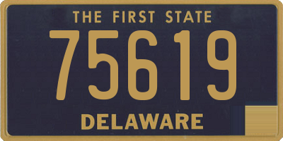 DE license plate 75619
