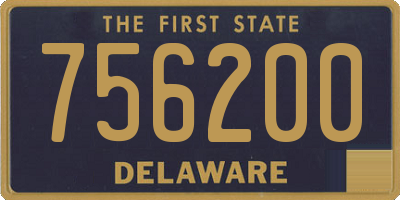 DE license plate 756200
