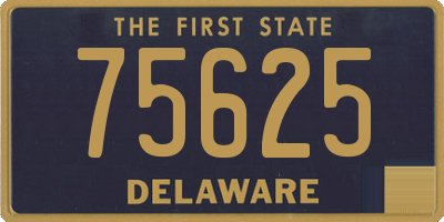 DE license plate 75625
