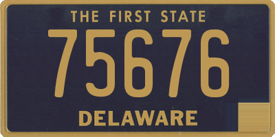 DE license plate 75676