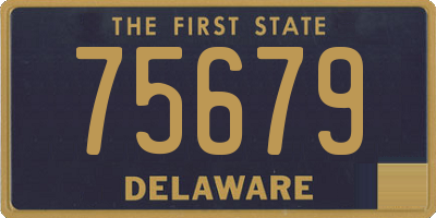 DE license plate 75679