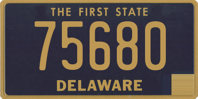 DE license plate 75680