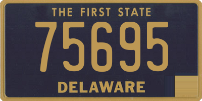 DE license plate 75695