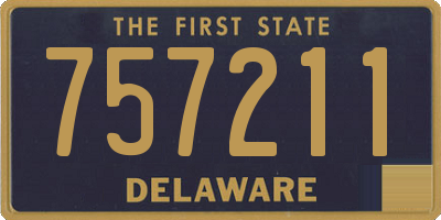 DE license plate 757211