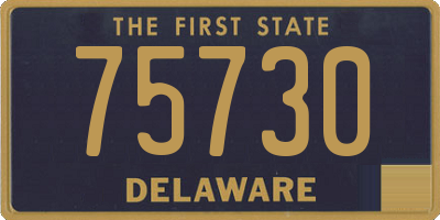 DE license plate 75730