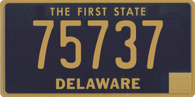 DE license plate 75737