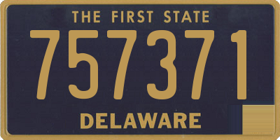DE license plate 757371