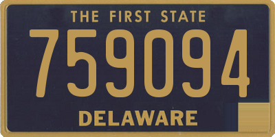 DE license plate 759094