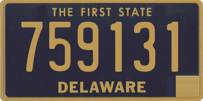 DE license plate 759131