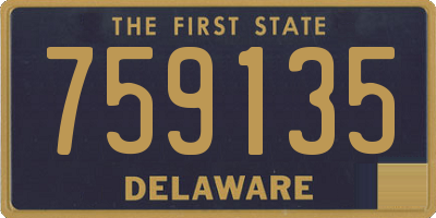 DE license plate 759135