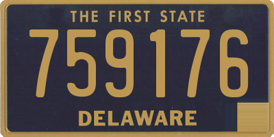 DE license plate 759176