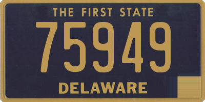 DE license plate 75949