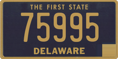 DE license plate 75995