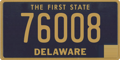 DE license plate 76008