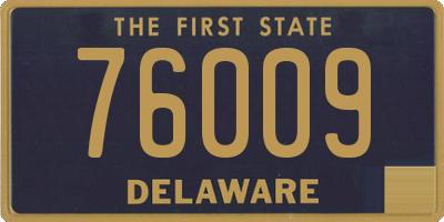 DE license plate 76009