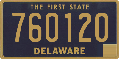 DE license plate 760120