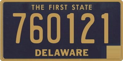 DE license plate 760121