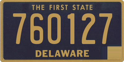 DE license plate 760127