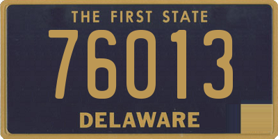 DE license plate 76013