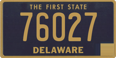 DE license plate 76027