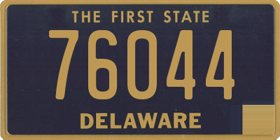 DE license plate 76044
