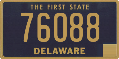 DE license plate 76088