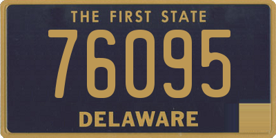 DE license plate 76095