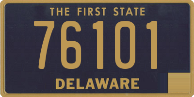 DE license plate 76101