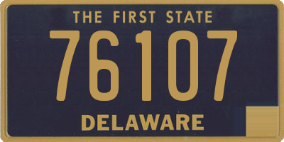 DE license plate 76107