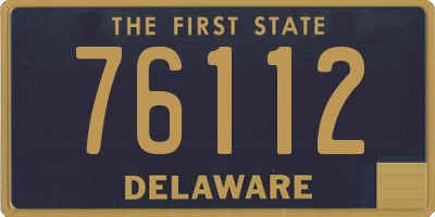 DE license plate 76112