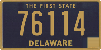 DE license plate 76114