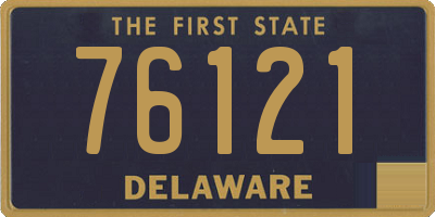 DE license plate 76121