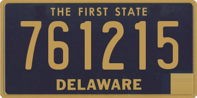 DE license plate 761215