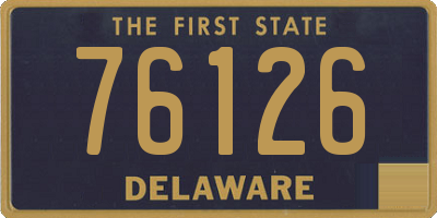 DE license plate 76126