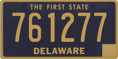 DE license plate 761277