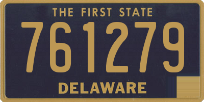 DE license plate 761279