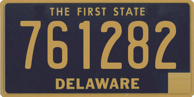 DE license plate 761282