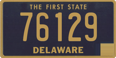 DE license plate 76129