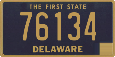 DE license plate 76134
