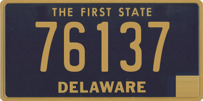 DE license plate 76137