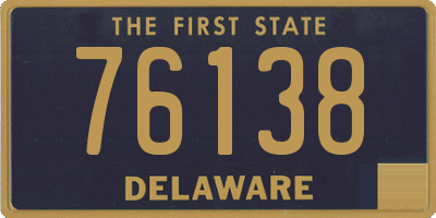 DE license plate 76138