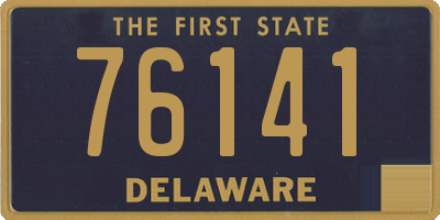 DE license plate 76141