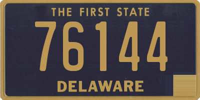 DE license plate 76144