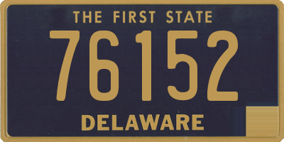 DE license plate 76152
