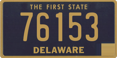 DE license plate 76153