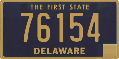 DE license plate 76154