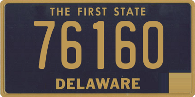 DE license plate 76160